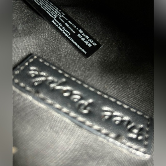 Free People Leather Circle Crossbody Bag Black - Picture 7 of 14